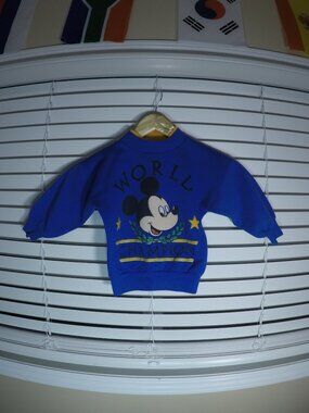 Vtg Mickey AND CREW World Champion Kids Sweatshirt